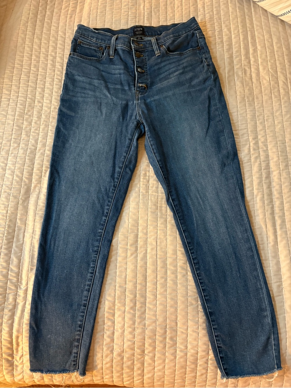 J. Crew Women's Skinny Jeans in Medium Blue Wash